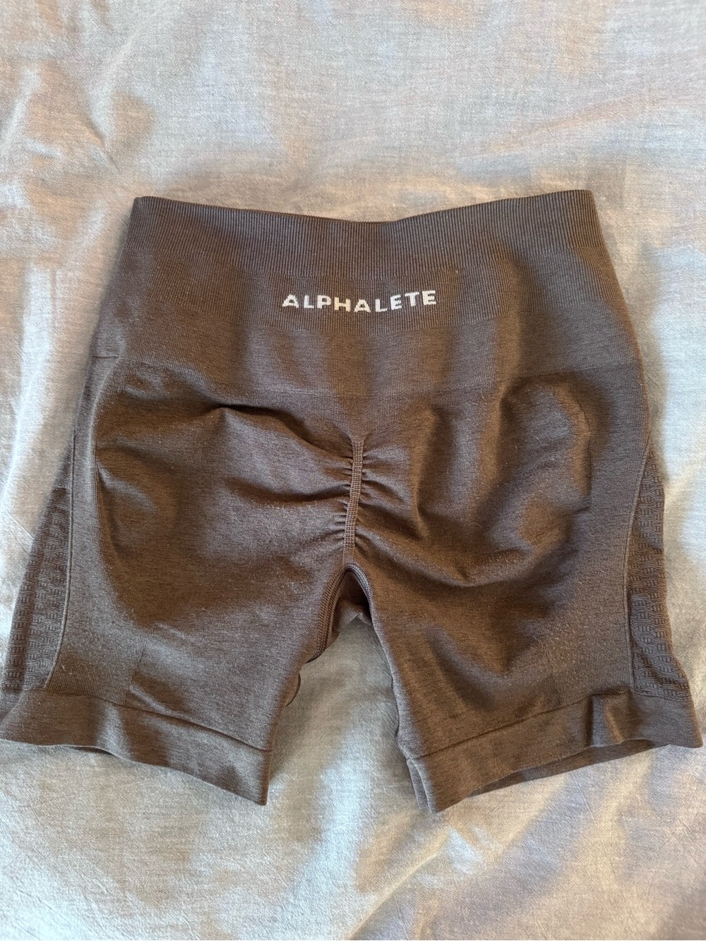 Alphalete Contour Ultra-High Rise Short - Pewter Small